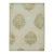 Contemporary Block Print Floral Natural Silk Runner by Rug & Kilim, India For Sale