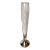 Mid 20th Century Etched Glass & Weighted Sterling Silver Bud Vase For Sale