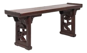 19th Century Chinese Plank Top Ruyi Altar Table