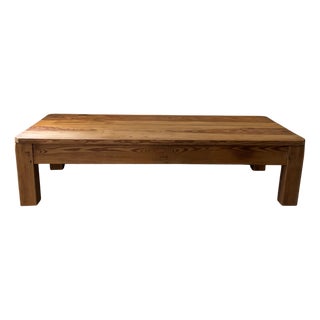 Coffee Table in Raw Wood For Sale