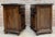 Rustic Pair of Spanish Wooden Bedside Cabinets With Drawer and Door, Mid 20th Century For Sale - Image 3 of 9