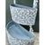 Vintage Monumental Tiered Wrought Iron Standing Planter For Sale - Image 4 of 12