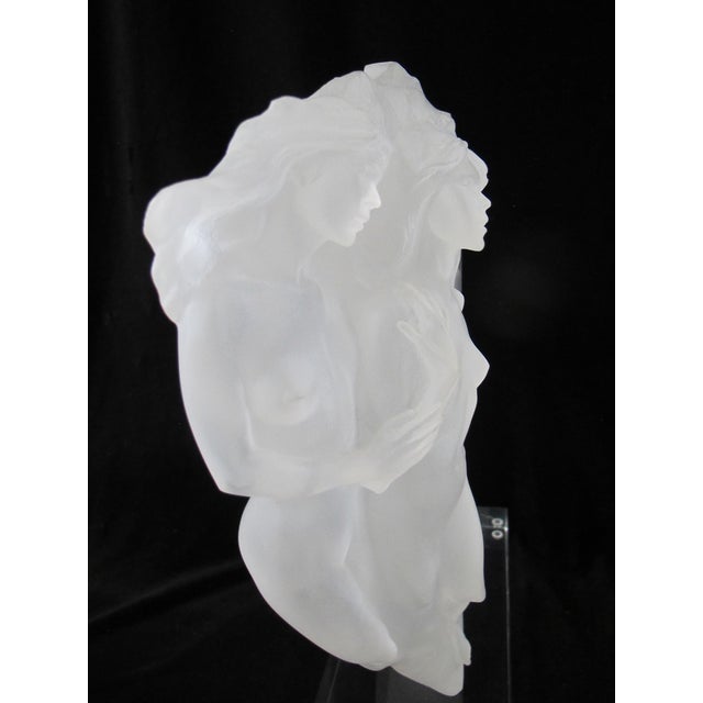 Frederick Hart Acrylic Light Whispers Signed Limited Female Nude Art Sculpture For Sale - Image 13 of 17