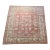 Vintage Salmon Oushak Wool Rug, Pakistan, Late 20th Century, 9’ X 11’5” For Sale