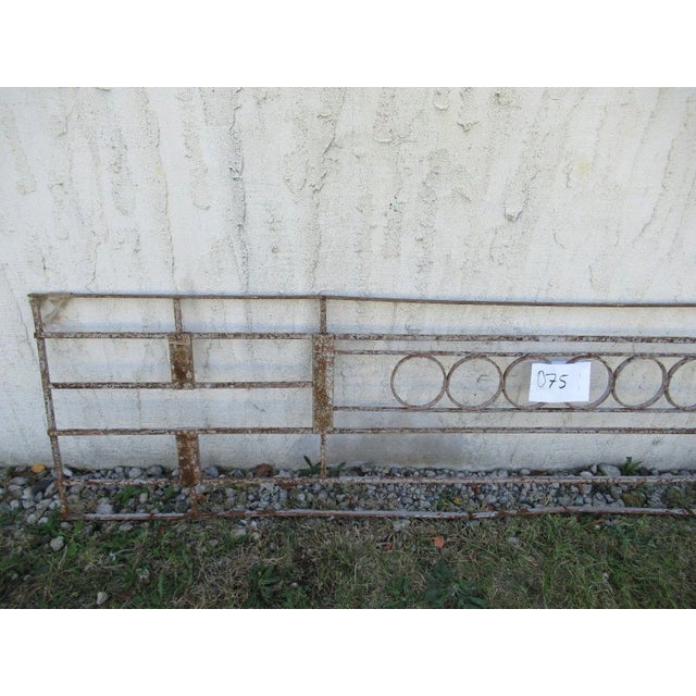 Victorian Antique Victorian Iron Gate Window Garden Fence Architectural Salvage Door #075 For Sale - Image 3 of 6