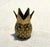 Mid-Century Modern MCM Andrea by Sadek Solid Brass Pineapple Candlestick Holders For Sale - Image 3 of 5