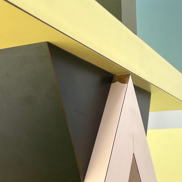 Italian Modern Laminate Carlton Bookcase by Ettore Sottsass for Memphis, 1981 For Sale - Image 11 of 18