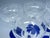 Vintage 1930s Weston Cut Glass Liquor Cocktail Goblets With Floral Design and Cobalt Foot - 7 Pieces For Sale In Chicago - Image 6 of 13