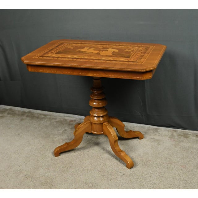 Coffee Table in Cherry and Walnut For Sale - Image 3 of 18