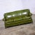 Traditional 1940-1950s Traditional Green Naugahyde Faux Leather Lawson Club Style Sofa W/Rolled Arms For Sale - Image 3 of 12