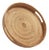 Round Rattan Serving Tray With Handles Small For Sale