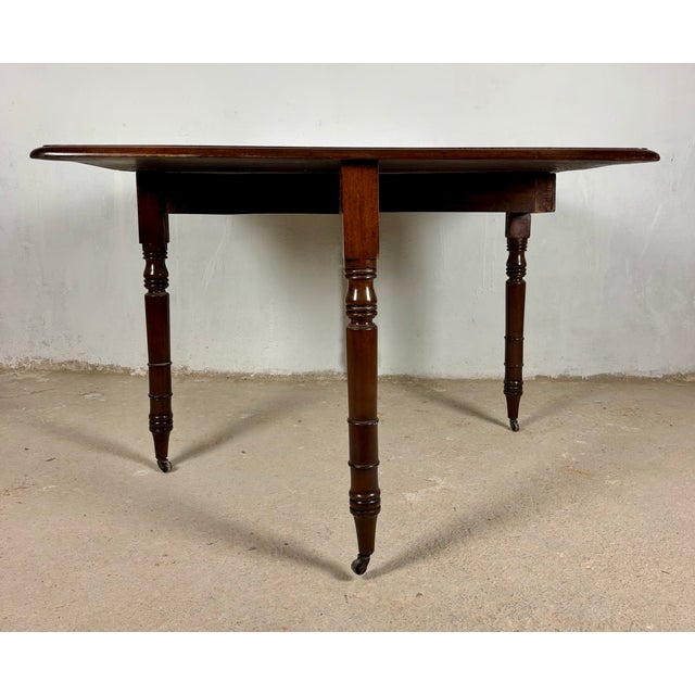 Wood Spanish Drop-Leaf Dining Table, 1930s For Sale - Image 7 of 18