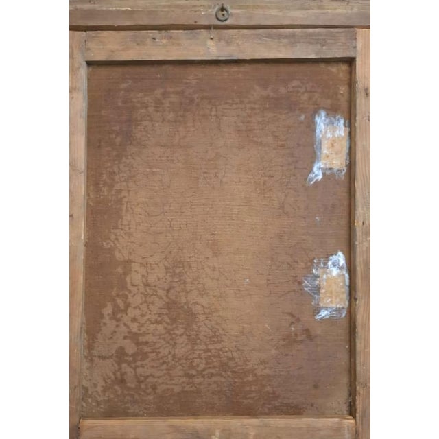 Christ Carrying the Cross, Oil on Canvas & Wood, Framed For Sale - Image 8 of 9