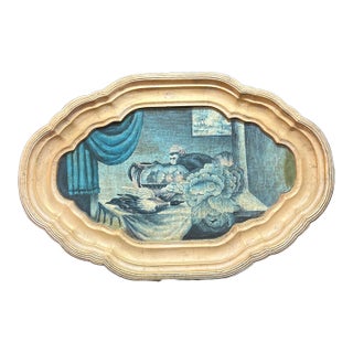 Ian Logan Vintage Toleware Tray For Sale