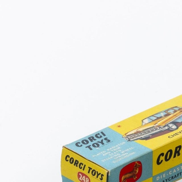Toys - Corgi Toys Chevrolet 248 "Impala". 20th century English car, made of metal and other materials. Produced in England...