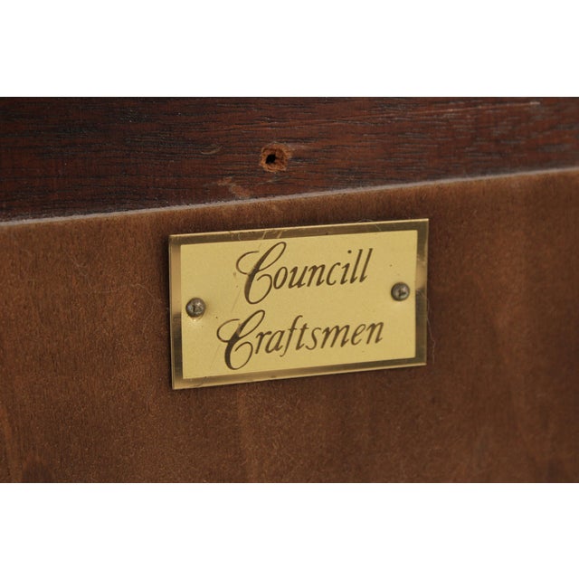 Councill Craftsmen Chippendale Mahogany Mirror For Sale - Image 13 of 13