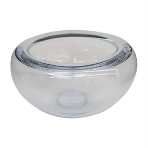 Large Mid-Century Clear Holmegaard Provence Bowl by Per Lütken for Royal Copenhagen