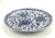 Vintage Underglaze Cobalt Blue Over White Chinese Decorative Porcelain Plate For Sale - Image 4 of 9
