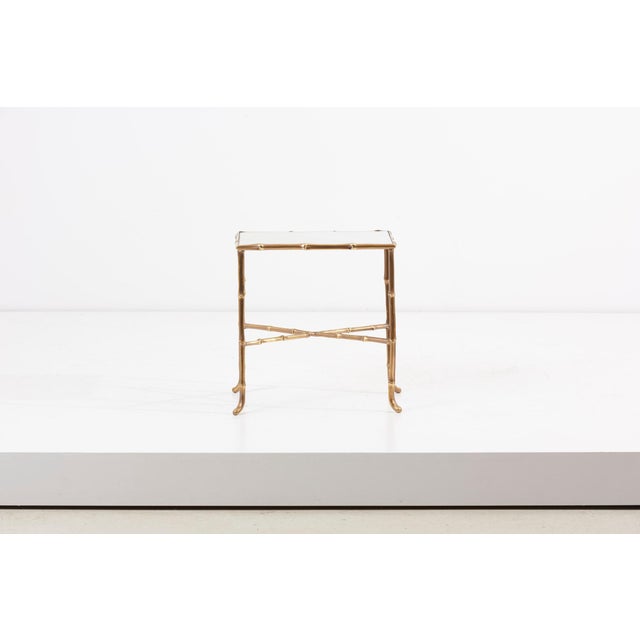 Nesting Tables with Mirrors by Maison Baguès, France, Set of 3 For Sale - Image 4 of 18