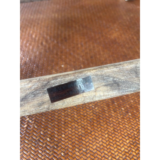 Anthropologie Marca Terai Folding Wooden Chair For Sale - Image 12 of 12