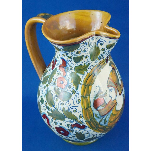 Ceramic Jug Vase by Gualdo Tadino for ICAP, 1920s For Sale - Image 12 of 18