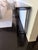 Brand new, not in the box, Ava sofa table in black acrylic and glass.