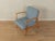 Vintage Blue Armchair, 1960s For Sale - Image 3 of 8