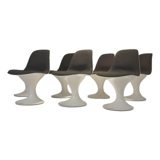 Swivel Chairs by Markus Farner + Walter Grunder for Vitra, 1965, Set of 7 For Sale