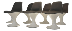 Swivel Chairs by Markus Farner + Walter Grunder for Vitra, 1965, Set of 7
