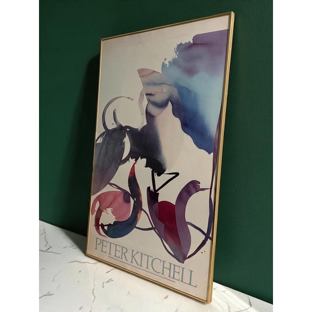Abstract Vintage Peter Kitchell “Human Limits” Abstract Triptych – Set of 3 Framed Art Prints, 1985 For Sale - Image 3 of 14