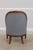 Pair of Baker Walnut Spoon Back Lounge Chairs For Sale - Image 12 of 14