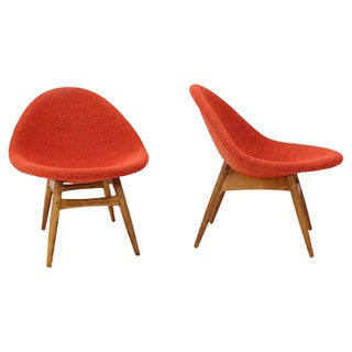 Armchairs by Miroslav Navratil, Czechoslovakia, 1960s For Sale