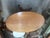 Rustic European Vintage Walnut Oval Center Table With Pedestal Base For Sale - Image 3 of 12
