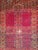 Near Square Size Vintage Turkmen Tekke Ensi in Prayer Pattern in Red, Navy, Ivory, Blue For Sale - Image 9 of 16