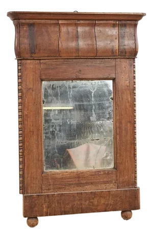 Antique Wooden Mirror