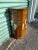 Mid Century Asian Carmel Color With Mother of Pearl Inlay Narrow Console For Sale - Image 4 of 8