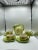 Shabby Chic Cantaloupe Ceramic Tea Set for Four For Sale - Image 3 of 13