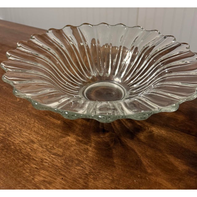 Heisey Crystolite Flared Serving Bowl For Sale - Image 6 of 12