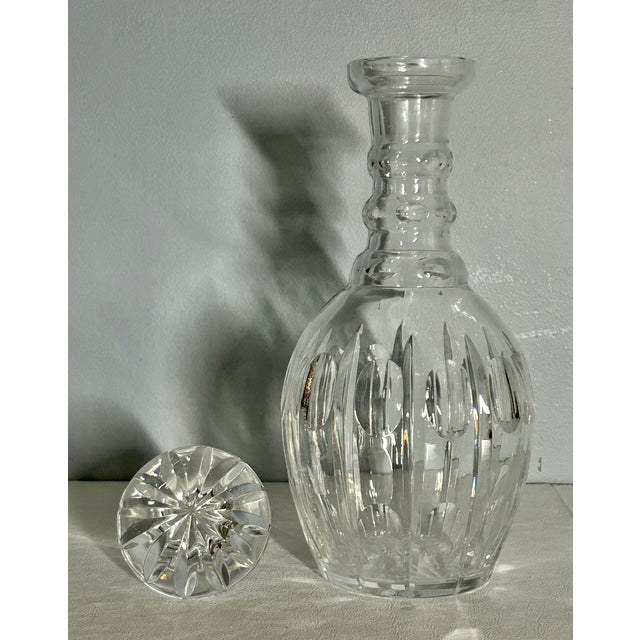1990s Vintage Traditional Style Cut Crystal Decanter W/Stopper For Sale - Image 5 of 15