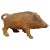Antique Wild Boar Piggy Bank in Clay, 1890s For Sale