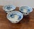 Japanese Mid 20th Century Oriental Japanese Grape Leaf Rice Bowls - Set of 3 For Sale - Image 3 of 12