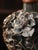 Elegant lamps from Manises, with an iridescent light blue color and a floral design, revealing new nuances with every...
