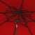Contemporary Venice 9 Ft Double Top Umbrella - Red For Sale - Image 3 of 3