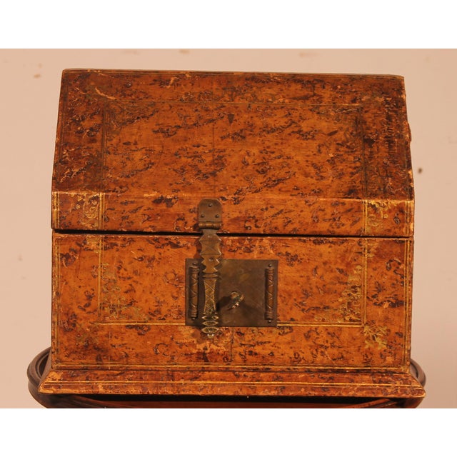 Stationery Rack in Leather, France For Sale - Image 10 of 10