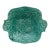 19th Century English Green Majolica Strawberry Platter For Sale