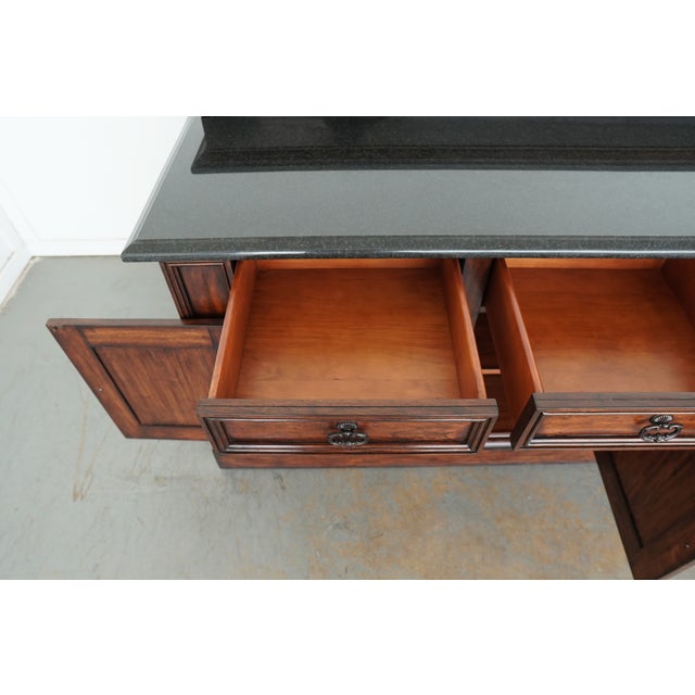 Ambella Home Collection Carved Wood Freestanding Bar For Sale - Image 15 of 18