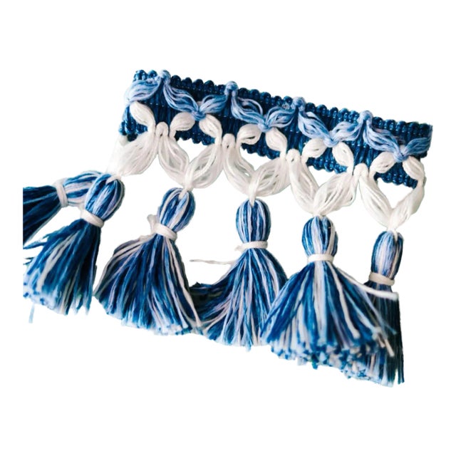 Evening in Byzantium 3.5" Tassel Trim Navy For Sale