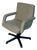 International Visitor Armchair in Leather Grey from Mobilier International For Sale
