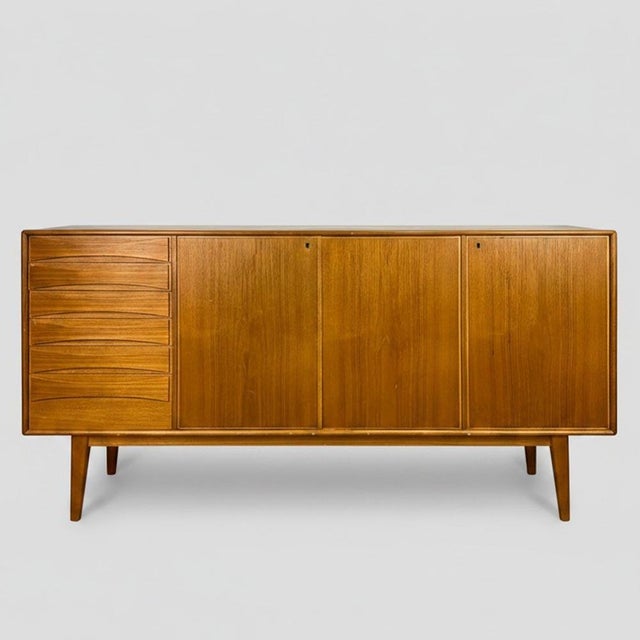Vintage Danish Sideboard in Wood, 1960s For Sale - Image 4 of 13