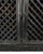 Black Vintage Black Aged Lattice Sideboard Credenza For Sale - Image 8 of 9